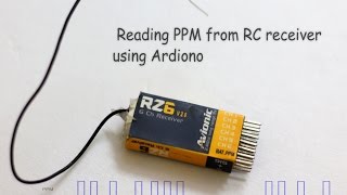 Reading RC receiver PPM signal using Arduino [upl. by Erdnassac]