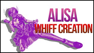 Tekken 7 Alisa  How to poke for whiff creation with match examples [upl. by Kohcztiy]