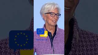 ECBs Lagarde predicts inflation to hit 2 target next year [upl. by Nena943]