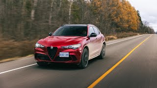 2024 Alfa Romeo Stelvio Quadrifoglio  The Most Fun Crossover Ever [upl. by Niels]