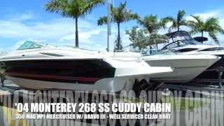 2004 Monterey 268 SC for Sale by Boats International [upl. by Hahnke968]