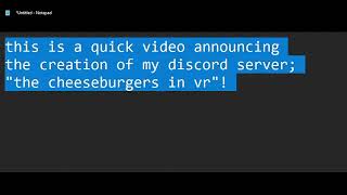 announcement of my discord server [upl. by Jenni]