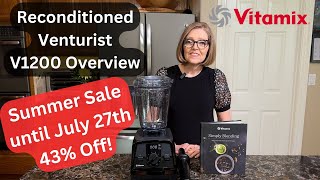 Vitamix Certified Reconditioned Venturist V1200 Product Review [upl. by Htebzile]