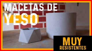 🪴 ¡COMO HACER MACETAS DE YESO MUY RESISTENTES PARA TU NEGOCIO O EMPRENDIMIENTO [upl. by Hare86]