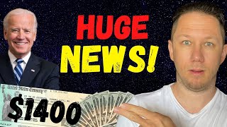 HUGE NEWS 1400 Third Stimulus Check Update [upl. by Llerehc]