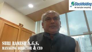 StockHoldings 34th Foundation Day message  Shri Ramesh NGS MD amp CEO [upl. by Pronty]