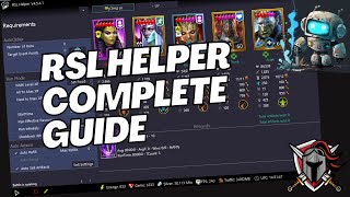 RSL HELPER COMPLETE GUIDE  Everything you need to know to use RSL Helper  Raid Shadow Legends [upl. by Errehs]