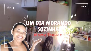 UM DIA MORANDO SOZINHA smallhouse [upl. by Aneger]