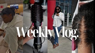 WEEKLY VLOG  She Left  ISEE Hair Glueless Wig  Work from Home with Me [upl. by Renmus]