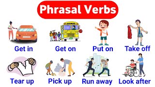 English Vocabulary  Phrasal verbs  phrasal verbs with sentences  listen and practice [upl. by Arleyne]