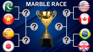 Marble Race Friendly 9 Tournament of Marbles by Fubecas Marble Runs [upl. by Saber392]