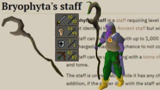 BRYOPHYTAS STAFF F2P PKING OSRS COMBAT LVL 58  99 STRENGTH  STEROIDS [upl. by Eelytsirk631]