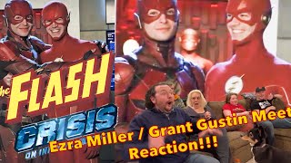 “The Flash” Ezra Miller Meets Grant Gustin Reaction Video Crisis On Infinite Earths [upl. by Petrine]