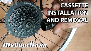 Cassette Cogs Installation and Removal Shimano [upl. by Torre]