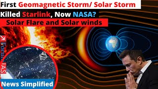 Geostorm that Killed Starlink  Understanding Solar Flare and Solar Winds  News Simplified [upl. by Warfield181]