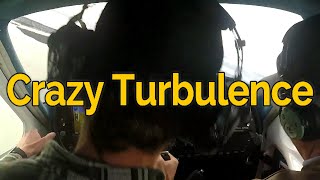 Crazy Turbulence After Take Off  Student Pilot  Full Audio [upl. by Eelana]