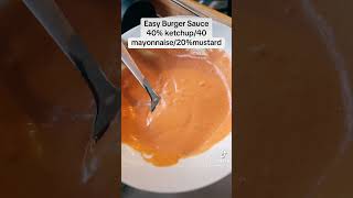 Easy Burger Sauce [upl. by Sialac]