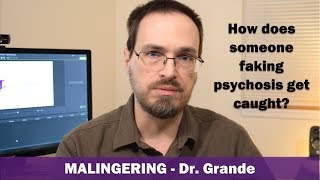 What is Malingering  How do those who fake psychosis get caught [upl. by Newhall]