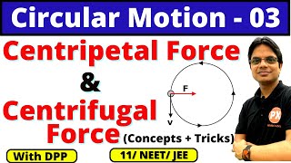 Circular Motion Class 11 Lec 3 Centripetal and Centrifugal Force  Conical Pendulum  Death Well [upl. by Nodnahs20]