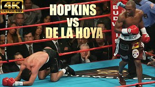 Bernard Hopkins vs Oscar De La Hoya  KNOCKOUT Boxing Fight  4K Ultra HD [upl. by Ruperto200]