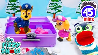 Fizzy Has Winter Fun With Paw Patrol Trolls Band Together amp Rudolph  Fun Compilation For Kids [upl. by Nicolette371]