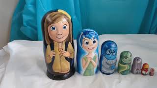 Inside Out Pixar Art Nesting Dolls [upl. by Rollet]