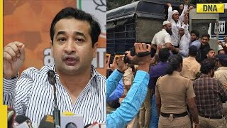 Jamiatul Ulema Maharashtra Protest Against Nitesh Rane [upl. by Yeslek]