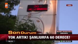 Yok Artık Urfada termometreler 60 dereceyi gösterdiŞanlıurfa 63 TV [upl. by Anawat]