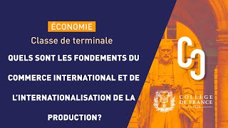 Dotations factorielles et technologiques  échanges commerciaux et spécialisation internationale [upl. by Nepsa]