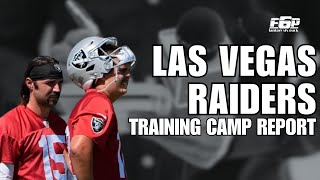 Aidan OConnell amp Gardner Minshew Quarterback Competition  Las Vegas Raiders Training Camp Report [upl. by Ymirej280]