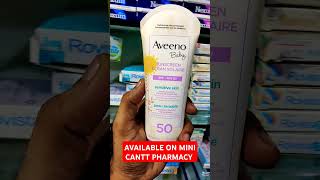 AVEENO BaBy sunscreen skin protection SPF50 [upl. by Ahsac]