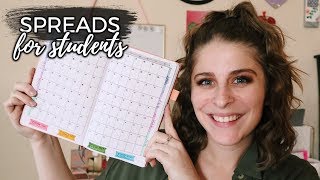 Bullet Journal Spreads for Students  Bullet Journal Set Up [upl. by Laehcar]