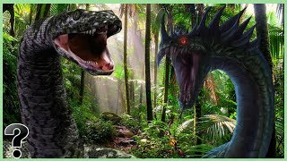 What If A Titanoboa Snake Fought A Basilisk Snake [upl. by Rhoades]