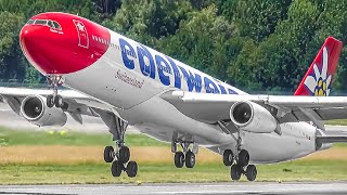 30 MINUTES of TAKEOFFS and LANDINGS  Zurich Airport Plane Spotting ZRHLSZH [upl. by Onahpets]