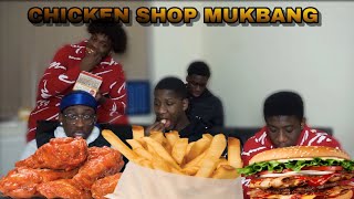 SOLVING DILEMMAS CHICKEN SHOP MUKBANG [upl. by Denys]