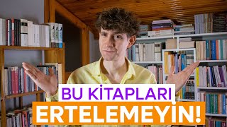 Bu Kitapları Okumayı ERTELEMEYİN  Kitap Önerileri [upl. by Melinda51]