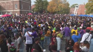 Aggie pride on full display at North Carolina AampT homecoming [upl. by Ynavoj448]