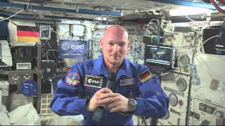 Space Station Crew Member Discusses Life In Space With German Media [upl. by Charmaine564]