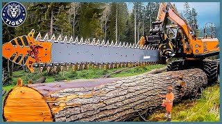 199 Incredible Fastest Big Chainsaw Cutting Tree Machines ▶12 [upl. by Beetner]