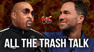 Eddie Hearn amp Leonard Ellerbe trash talking each other for 19 minutes [upl. by Koblick]