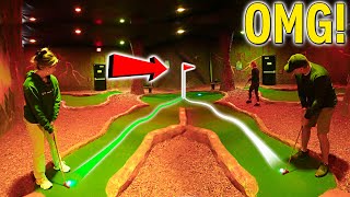 2v2 Epic Mini Golf Match VS My Parents at Molten Mountain [upl. by Eniarda]