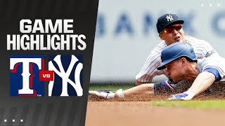 Rangers vs Yankees Game Highlights 81124  MLB Highlights [upl. by Abdel]