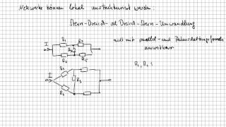 SternDreieckUmwandlung  Grundlagen der Elektrotechnik [upl. by Britteny]