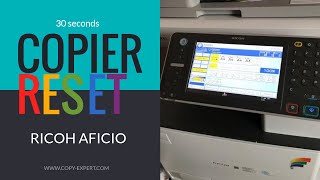 RESET sc error RICOH MPC 3003 3004 3503 3504 6055 4503 5503 6003 6004 [upl. by Auot748]