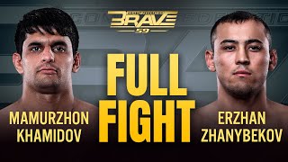 Mamurjon Khamidov Vs Erjan Janybekov  FULL FIGHT  BRAVE CF 59 [upl. by Nolos]