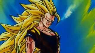 Goku Transforms into Super Saiyan 3 Vegetas Themes [upl. by Nymassej]