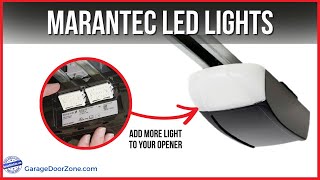 Marantec Garage Door Opener LED Lights  How to add more LED light to your Marantec Synergy opener [upl. by Tebasile]