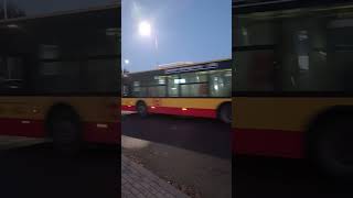 Autobus Warszawa solbus 521 Falenica 7309 wyjazd ze szczęśliwi lng [upl. by Germana]