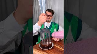 How to eat CHOCOLATE CAKE properly like a dad😎❤️🍰 CHEFKOUDY [upl. by Felder]