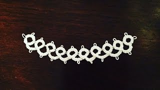 Tatting Bracelet Trial [upl. by Lupe151]